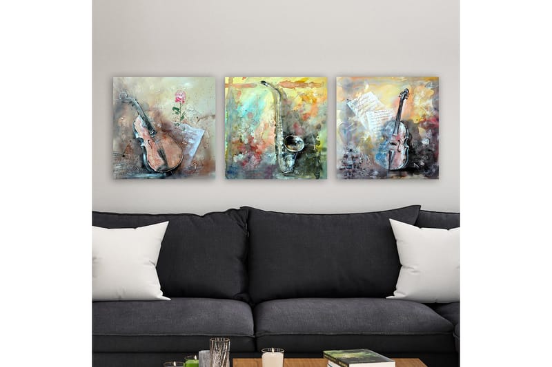 Canvastavla VP Spain 3-pack Flerfärgad - 30x30 cm - Inredning & dekor - Tavlor & konst - Canvastavla