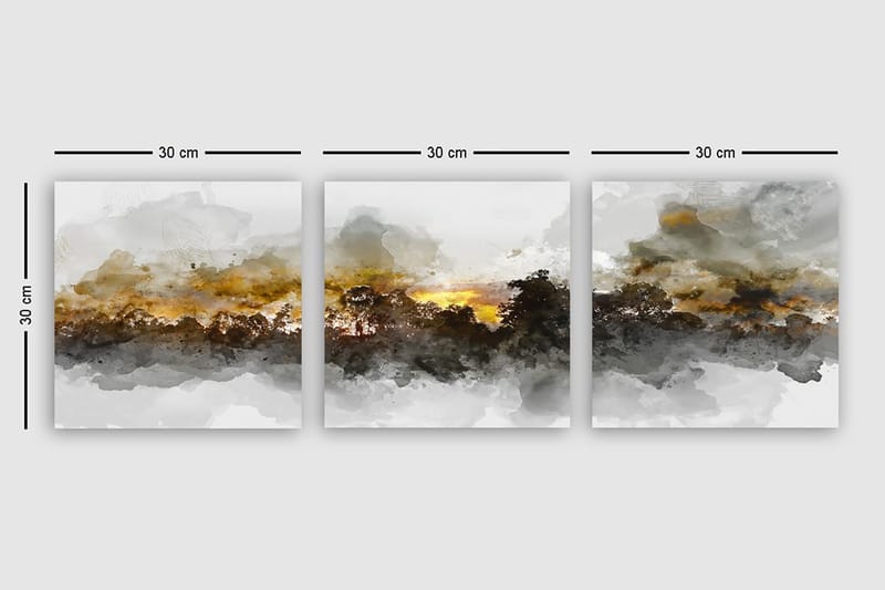 Canvastavla VP Spain 3-pack Flerfärgad - 30x30 cm - Inredning & dekor - Tavlor & konst - Canvastavla