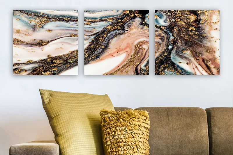 Canvastavla VP Spain 3-pack Flerfärgad, 30x30 cm