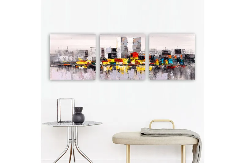 Canvastavla VP Spain 3-pack Flerfärgad - 30x30 cm - Inredning & dekor - Tavlor & konst - Canvastavla