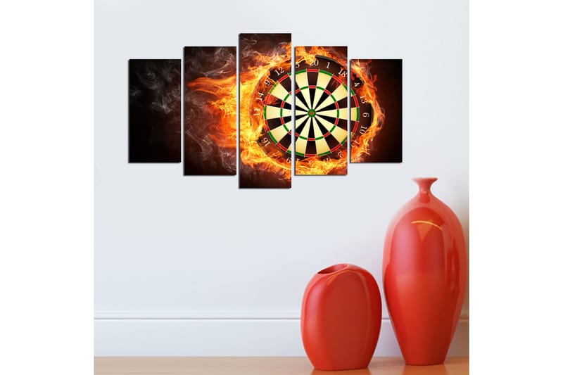 CANVASTAVLA Young 5-pack Flerfärgad 20x60 cm - Inredning & dekor - Tavlor & konst - Canvastavla