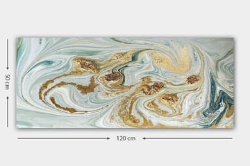 Canvastavla YTY Abstract & Fractals Flerfärgad - 120x50 cm - Inredning & dekor - Tavlor & konst - Canvastavla