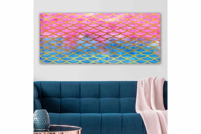 Canvastavla YTY Abstract & Fractals Flerfärgad - 120x50 cm - Inredning & dekor - Tavlor & konst - Canvastavla