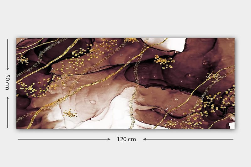 Canvastavla YTY Abstract & Fractals Flerfärgad - 120x50 cm - Inredning & dekor - Tavlor & konst - Canvastavla