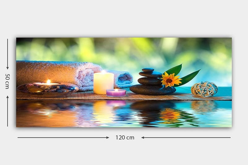 Canvastavla YTY Abstract & Fractals Flerfärgad - 120x50 cm - Inredning & dekor - Tavlor & konst - Canvastavla