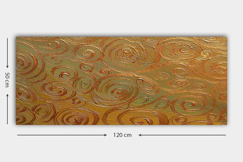 CANVASTAVLA YTY Abstract & Fractals Flerfärgad 120x50 cm - Inredning & dekor - Tavlor & konst - Canvastavla