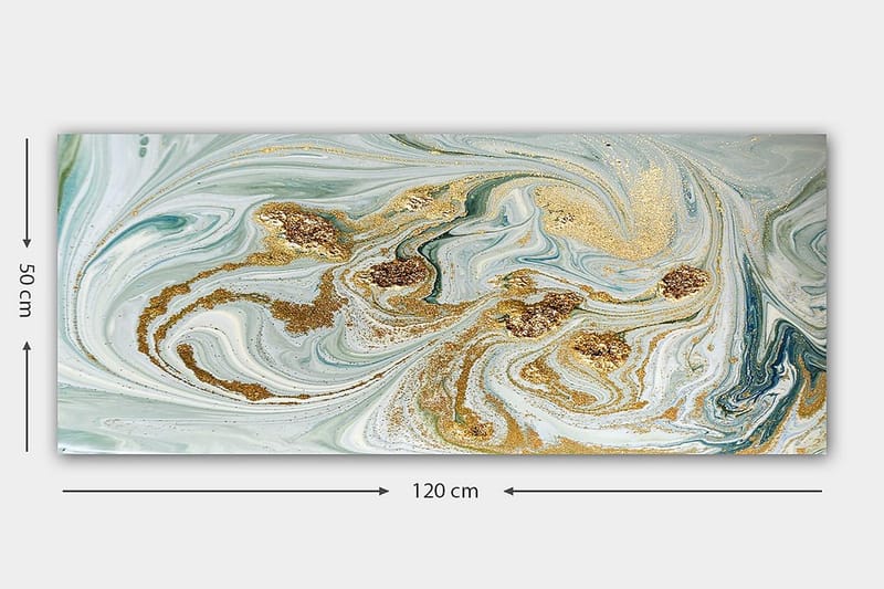 CANVASTAVLA YTY Abstract & Fractals Flerfärgad 120x50 cm - Inredning & dekor - Tavlor & konst - Canvastavla