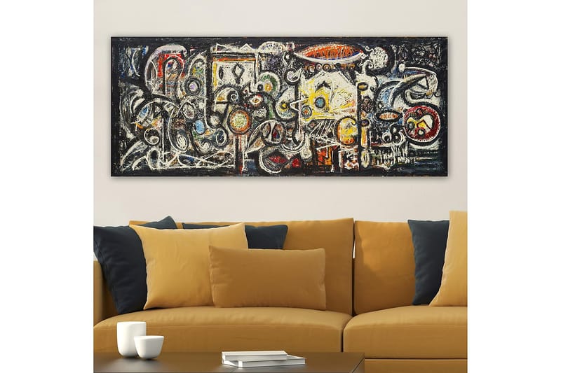 CANVASTAVLA YTY Abstract & Fractals Flerfärgad 120x50 cm - Inredning & dekor - Tavlor & konst - Canvastavla
