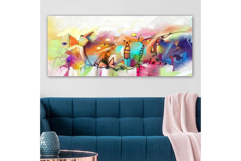 CANVASTAVLA YTY Abstract & Fractals Flerfärgad 120x50 cm - Inredning & dekor - Tavlor & konst - Canvastavla
