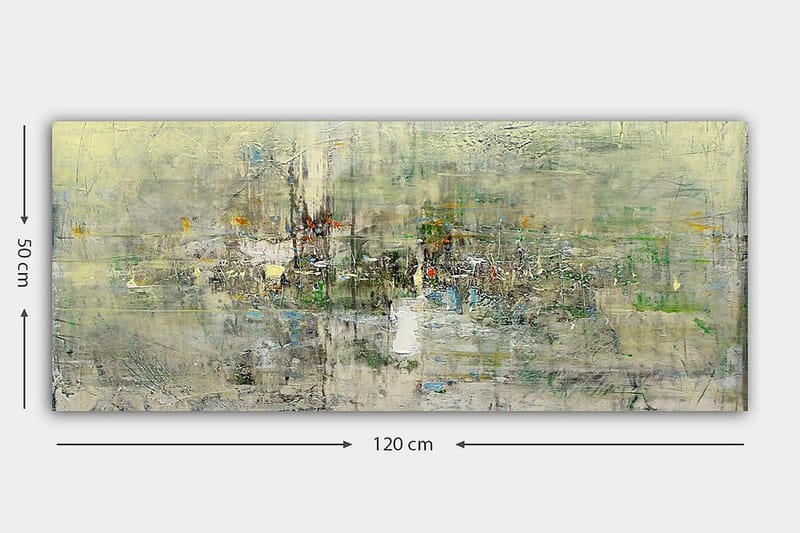 CANVASTAVLA YTY Abstract & Fractals Flerfärgad 120x50 cm - Inredning & dekor - Tavlor & konst - Canvastavla