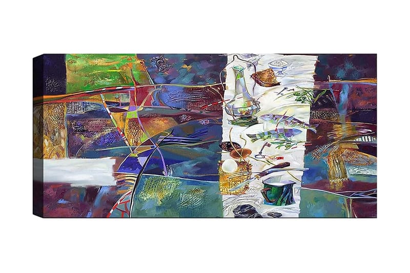 CANVASTAVLA YTY Abstract & Fractals Flerfärgad 120x50 cm - Inredning & dekor - Tavlor & konst - Canvastavla