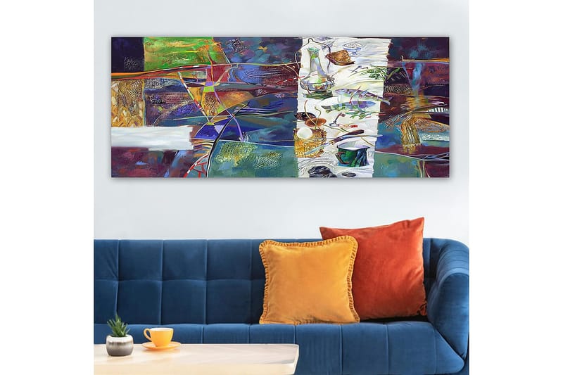 CANVASTAVLA YTY Abstract & Fractals Flerfärgad 120x50 cm - Inredning & dekor - Tavlor & konst - Canvastavla