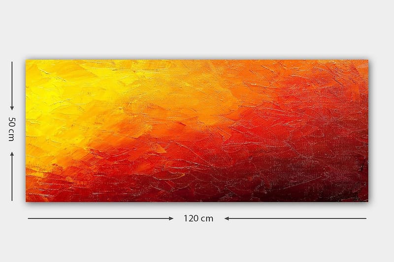 CANVASTAVLA YTY Abstract & Fractals Flerfärgad 120x50 cm - Inredning & dekor - Tavlor & konst - Canvastavla