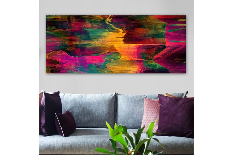 CANVASTAVLA YTY Abstract & Fractals Flerfärgad 120x50 cm - Inredning & dekor - Tavlor & konst - Canvastavla