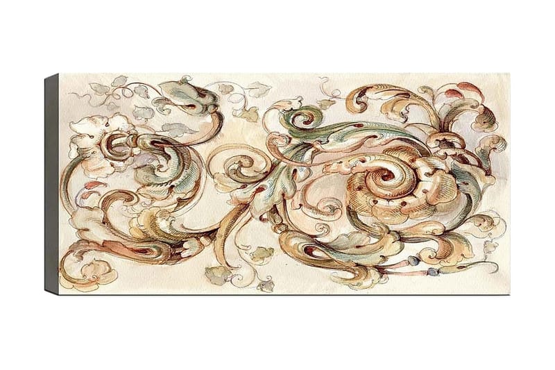 CANVASTAVLA YTY Abstract & Fractals Flerfärgad 120x50 cm - Inredning & dekor - Tavlor & konst - Canvastavla