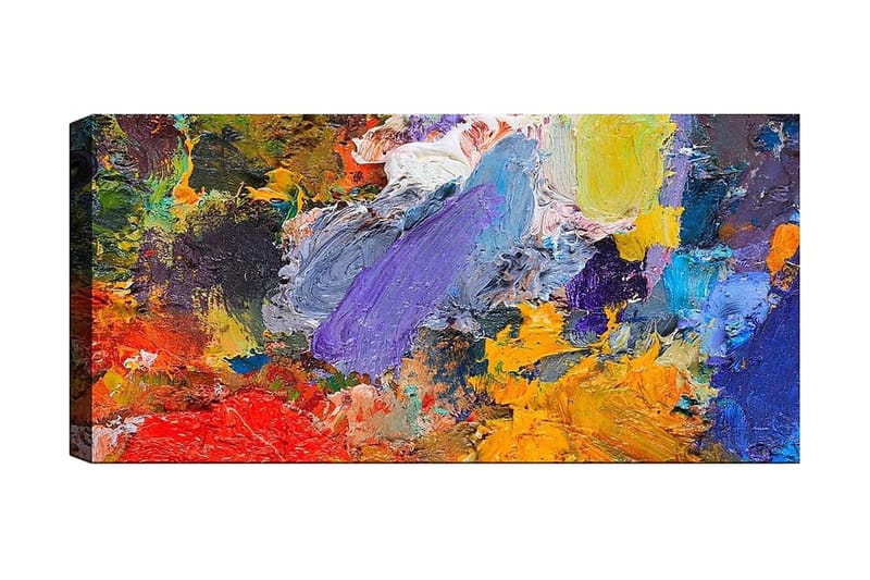 CANVASTAVLA YTY Abstract & Fractals Flerfärgad 120x50 cm - Inredning & dekor - Tavlor & konst - Canvastavla