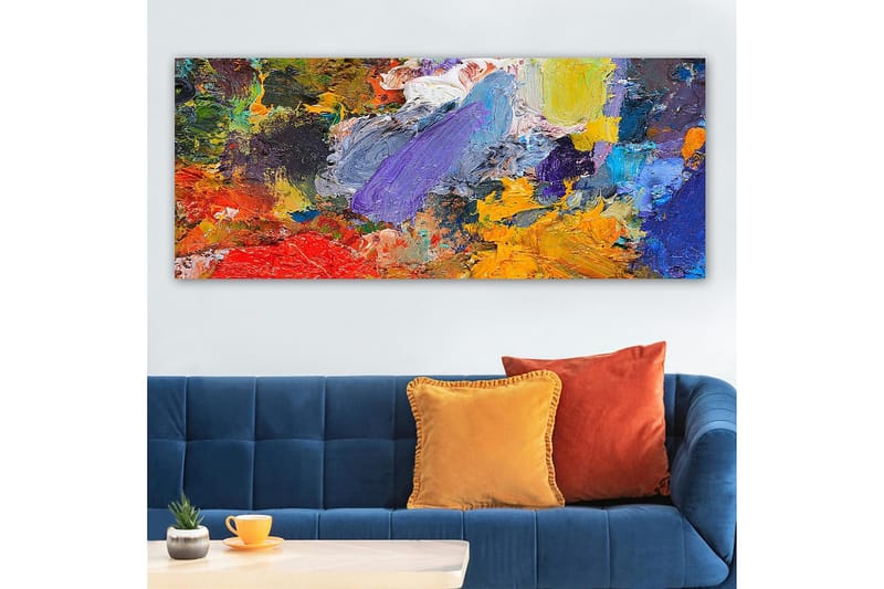 CANVASTAVLA YTY Abstract & Fractals Flerfärgad 120x50 cm - Inredning & dekor - Tavlor & konst - Canvastavla