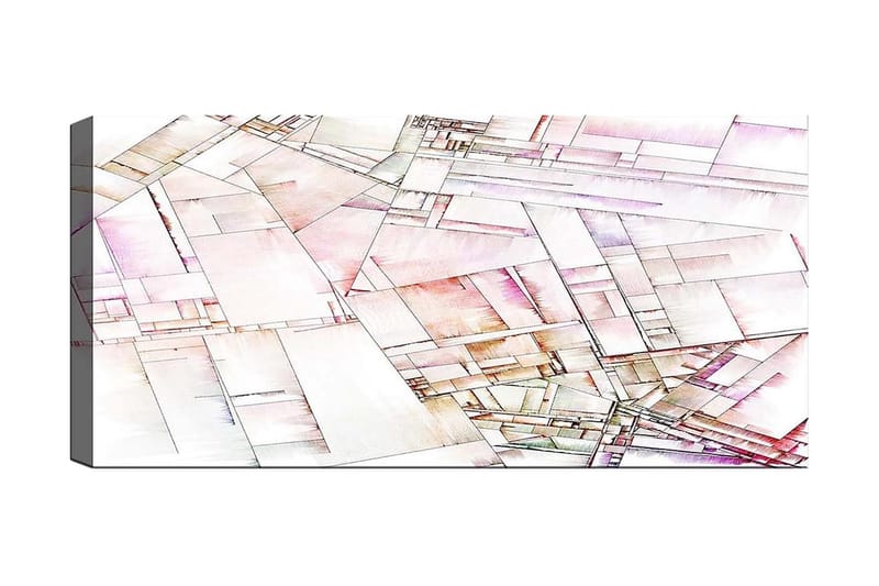 CANVASTAVLA YTY Abstract & Fractals Flerfärgad 120x50 cm - Inredning & dekor - Tavlor & konst - Canvastavla