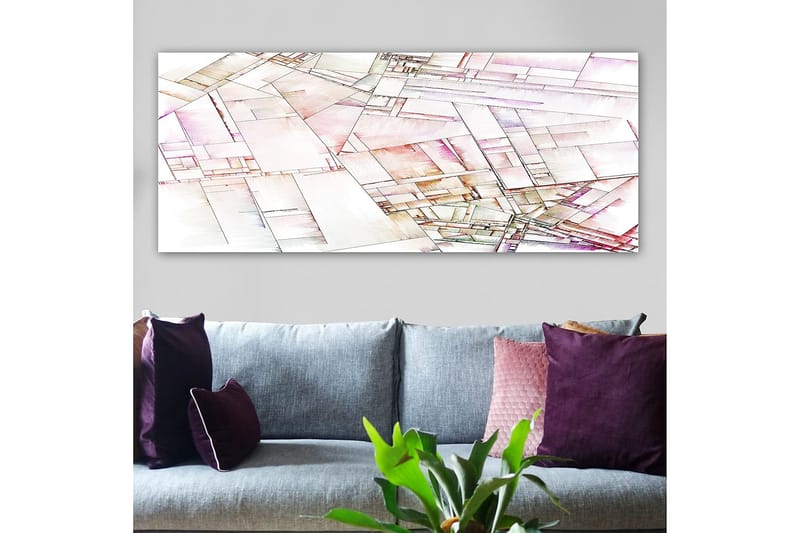 CANVASTAVLA YTY Abstract & Fractals Flerfärgad 120x50 cm - Inredning & dekor - Tavlor & konst - Canvastavla