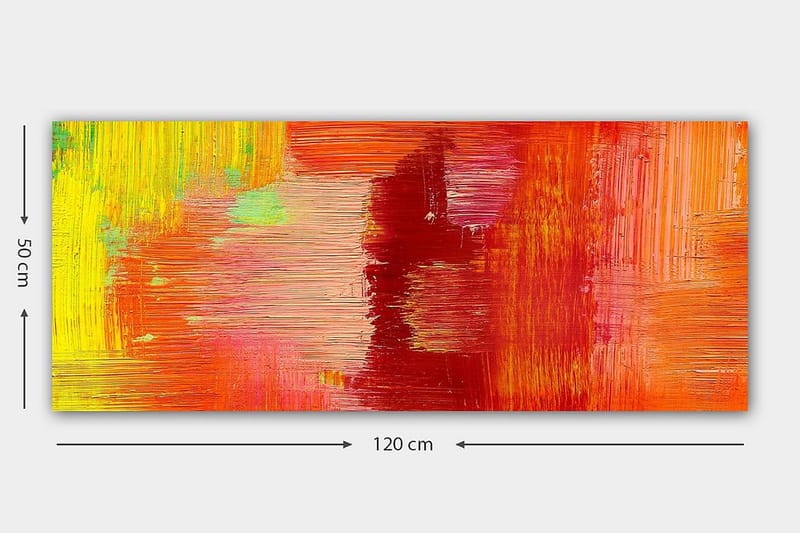 CANVASTAVLA YTY Abstract & Fractals Flerfärgad 120x50 cm - Inredning & dekor - Tavlor & konst - Canvastavla