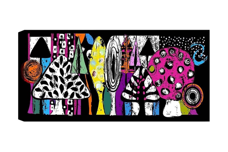 CANVASTAVLA YTY Abstract & Fractals Flerfärgad 120x50 cm