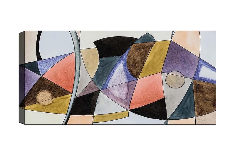 CANVASTAVLA YTY Abstract & Fractals Flerfärgad 120x50 cm