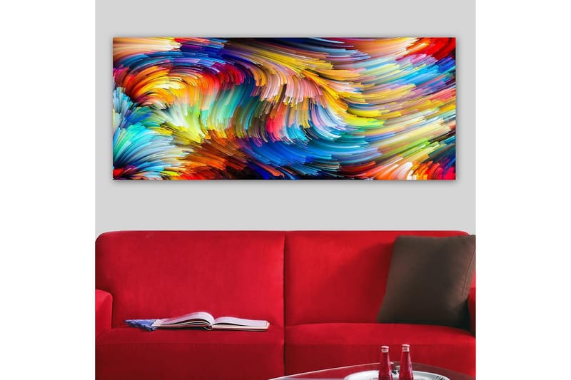 CANVASTAVLA YTY Abstract & Fractals Flerfärgad 120x50 cm - Inredning & dekor - Tavlor & konst - Canvastavla