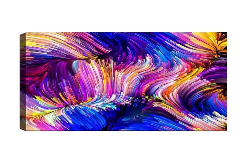 CANVASTAVLA YTY Abstract & Fractals Flerfärgad 120x50 cm - Inredning & dekor - Tavlor & konst - Canvastavla