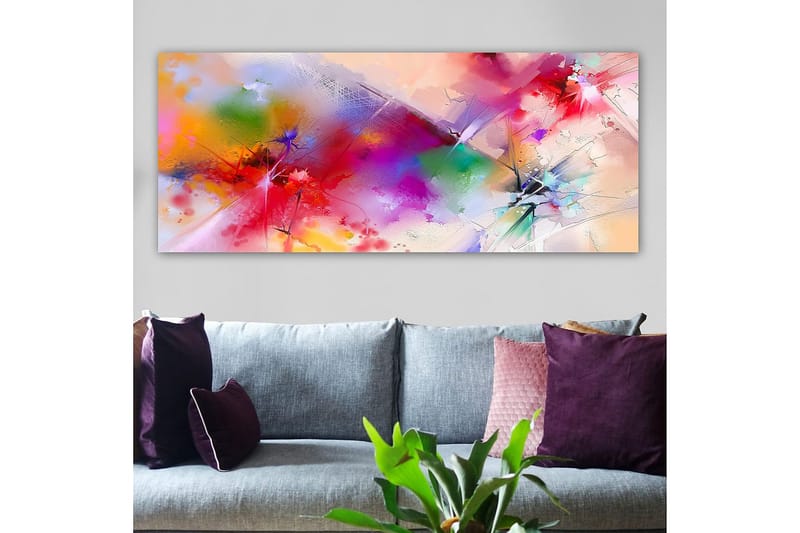CANVASTAVLA YTY Abstract & Fractals Flerfärgad 120x50 cm - Inredning & dekor - Tavlor & konst - Canvastavla