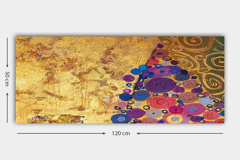 CANVASTAVLA YTY Abstract & Fractals Flerfärgad 120x50 cm - Inredning & dekor - Tavlor & konst - Canvastavla