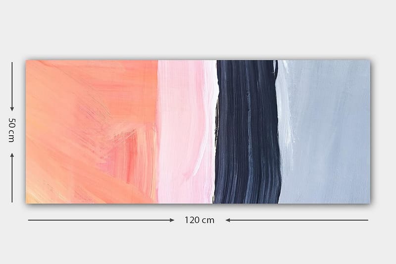 CANVASTAVLA YTY Abstract & Fractals Flerfärgad 120x50 cm - Inredning & dekor - Tavlor & konst - Canvastavla
