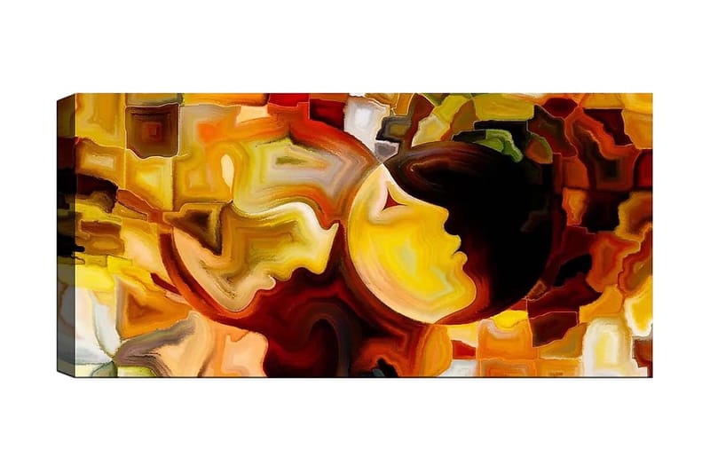 CANVASTAVLA YTY Abstract & Fractals Flerfärgad 120x50 cm - Inredning & dekor - Tavlor & konst - Canvastavla