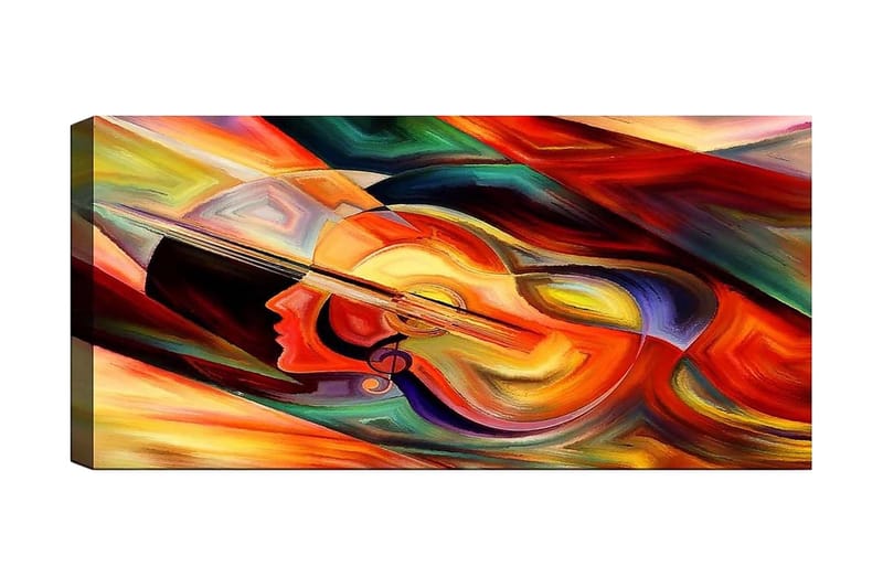 CANVASTAVLA YTY Abstract & Fractals Flerfärgad 120x50 cm - Inredning & dekor - Tavlor & konst - Canvastavla