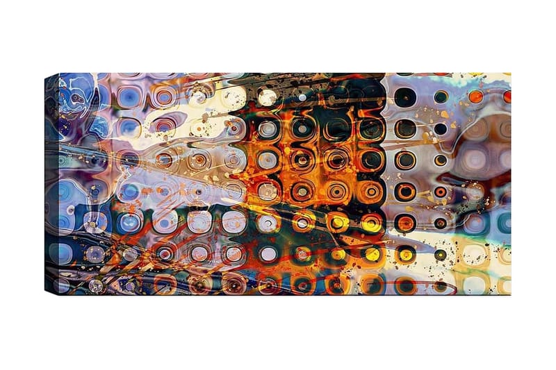 CANVASTAVLA YTY Abstract & Fractals Flerfärgad 120x50 cm - Inredning & dekor - Tavlor & konst - Canvastavla