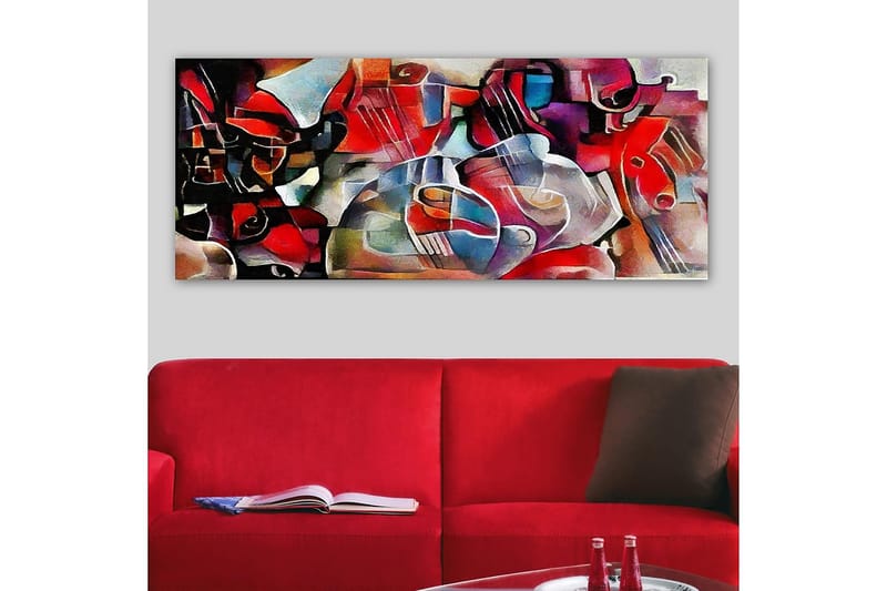 CANVASTAVLA YTY Abstract & Fractals Flerfärgad 120x50 cm - Inredning & dekor - Tavlor & konst - Canvastavla