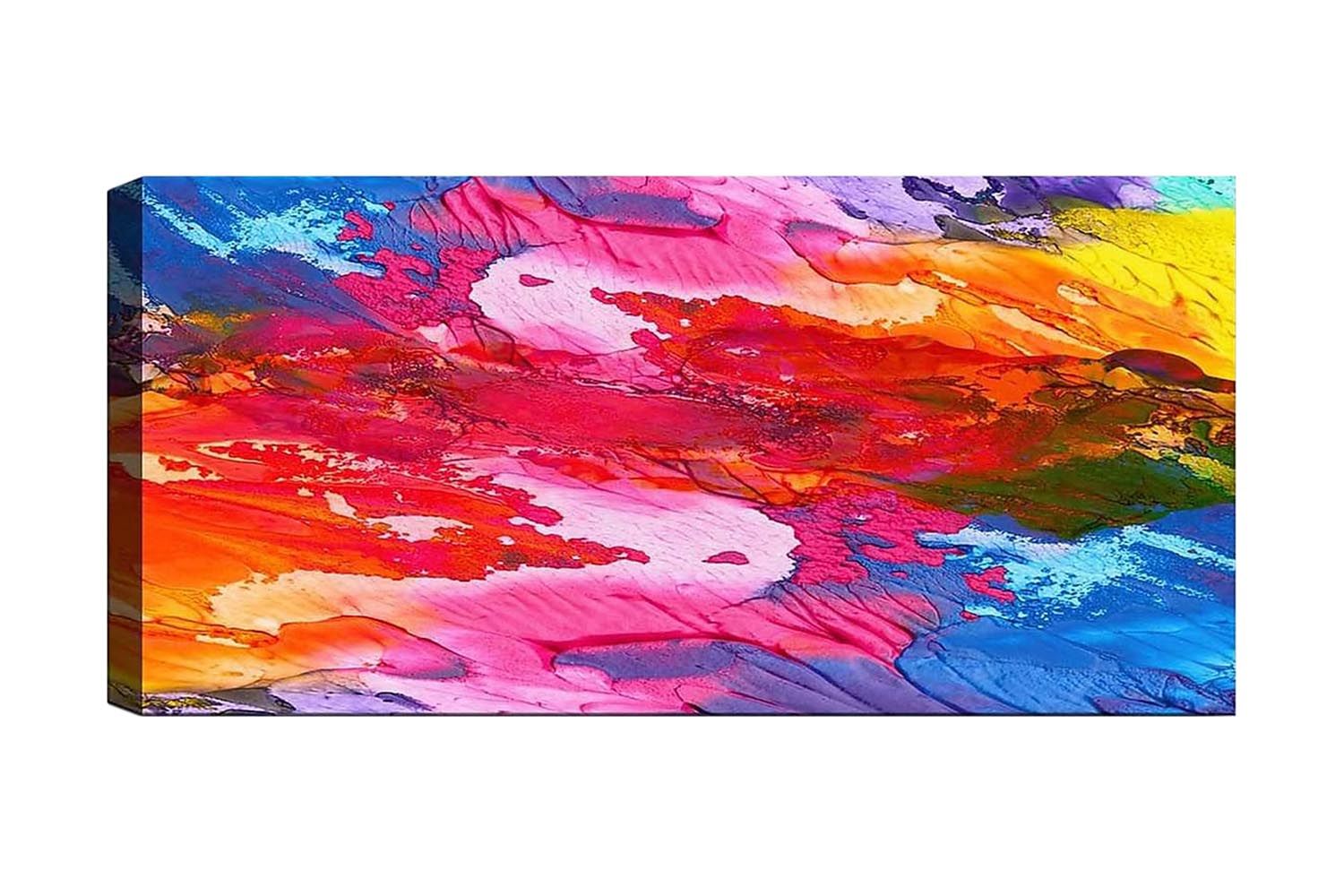 CANVASTAVLA YTY Abstract & Fractals Flerfärgad 120x50 cm - Inredning ...