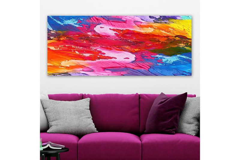 CANVASTAVLA YTY Abstract & Fractals Flerfärgad 120x50 cm - Inredning & dekor - Tavlor & konst - Canvastavla