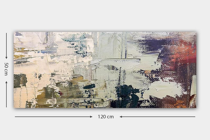CANVASTAVLA YTY Abstract & Fractals Flerfärgad 120x50 cm - Inredning & dekor - Tavlor & konst - Canvastavla