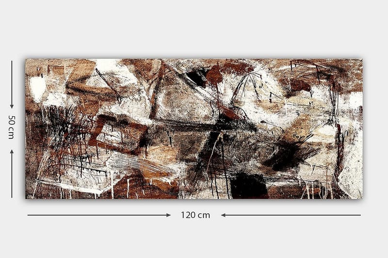 CANVASTAVLA YTY Abstract & Fractals Flerfärgad 120x50 cm - Inredning & dekor - Tavlor & konst - Canvastavla