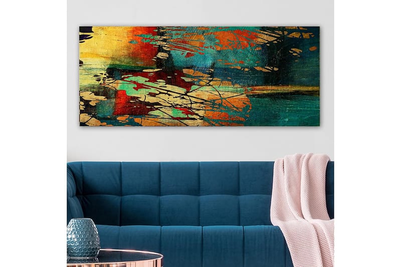 CANVASTAVLA YTY Abstract & Fractals Flerfärgad 120x50 cm - Inredning & dekor - Tavlor & konst - Canvastavla