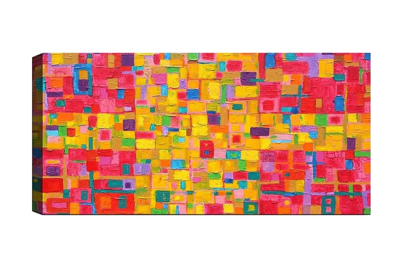 CANVASTAVLA YTY Abstract & Fractals Flerfärgad 120x50 cm - Inredning & dekor - Tavlor & konst - Canvastavla