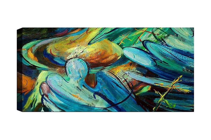 CANVASTAVLA YTY Abstract & Fractals Flerfärgad 120x50 cm - Inredning & dekor - Tavlor & konst - Canvastavla
