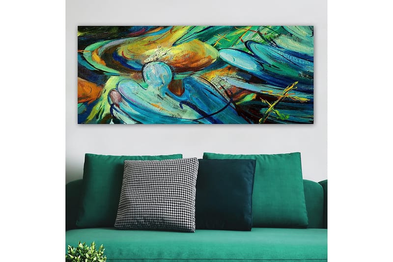 CANVASTAVLA YTY Abstract & Fractals Flerfärgad 120x50 cm - Inredning & dekor - Tavlor & konst - Canvastavla