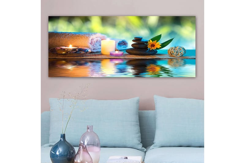 Canvastavla YTY Abstract & Fractals Flerfärgad - 120x50 cm - Inredning & dekor - Tavlor & konst - Canvastavla