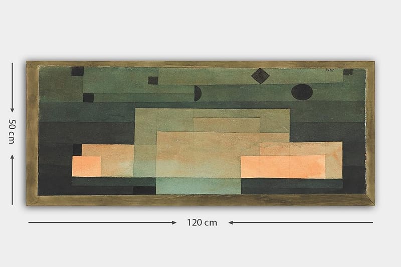 Canvastavla YTY Abstract & Fractals Flerfärgad - 120x50 cm - Inredning & dekor - Tavlor & konst - Canvastavla