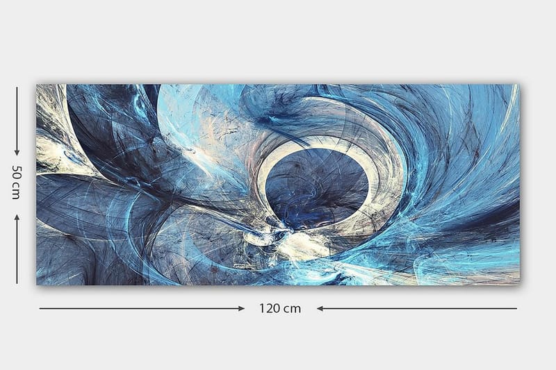 Canvastavla YTY Abstract & Fractals Flerfärgad - 120x50 cm - Inredning & dekor - Tavlor & konst - Canvastavla