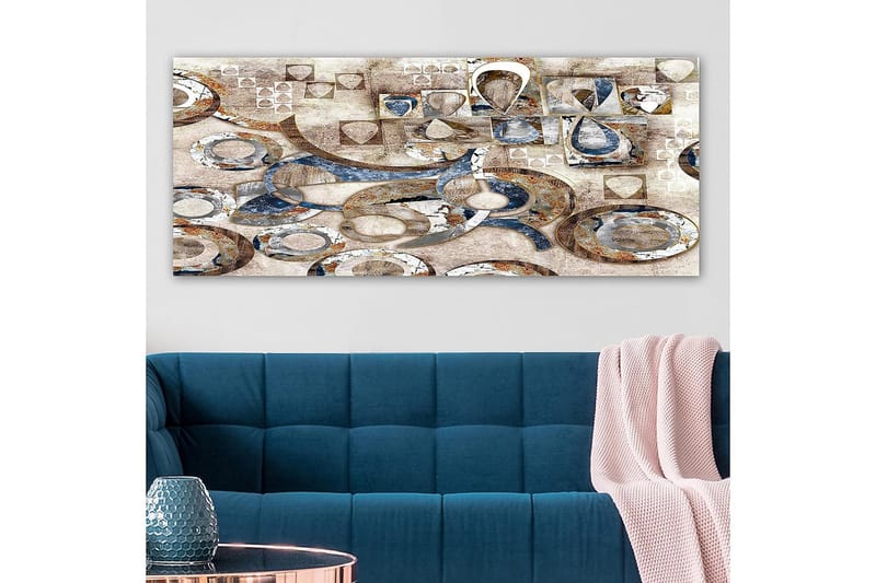 Canvastavla YTY Abstract & Fractals Flerfärgad - 120x50 cm - Inredning & dekor - Tavlor & konst - Canvastavla