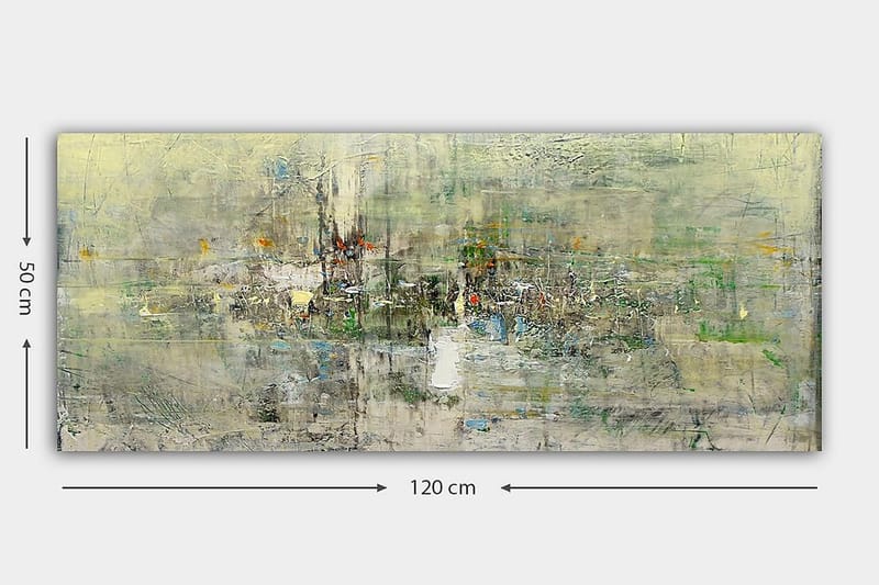 Canvastavla YTY Abstract & Fractals Flerfärgad - 120x50 cm - Inredning & dekor - Tavlor & konst - Canvastavla