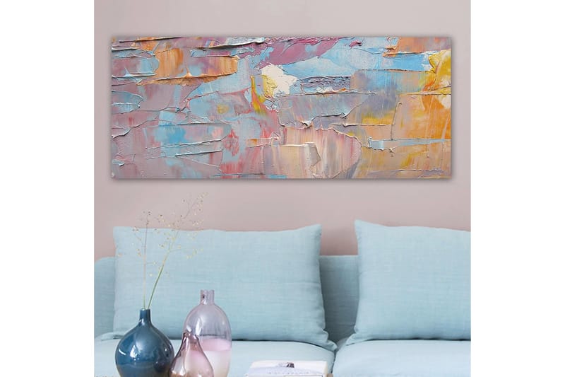 Canvastavla YTY Abstract & Fractals Flerfärgad - 120x50 cm - Inredning & dekor - Tavlor & konst - Canvastavla