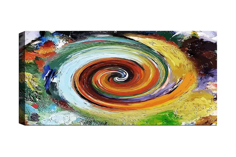 Canvastavla YTY Abstract & Fractals Flerfärgad, 120x50 cm